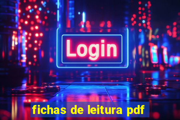 fichas de leitura pdf